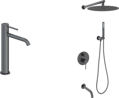 Душевая система со смесителем Oliveeka OL-88939017+88239017-BGM