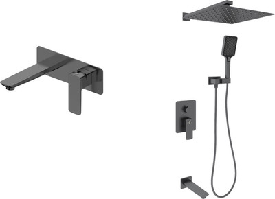 Душевая система со смесителем Oliveeka OL-88939003+869003-BGM
