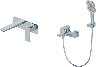 Комплект смесителей Oliveeka OL-639003A+869003-CR (хром)