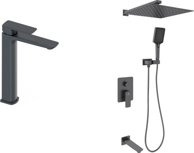 Душевая система со смесителем Oliveeka OL-88939003+239003-BGM