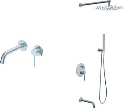Душевая система со смесителем Oliveeka OL-88939017+88869017-CR