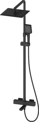 Душевая система со смесителем Oliveeka OL-739901-MB (черный матовый)