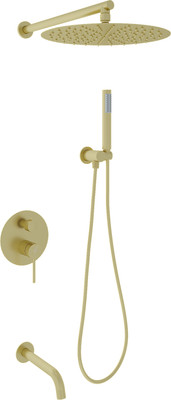 Душевая система со смесителем Oliveeka OL-88939017-BG (золотой матовый)