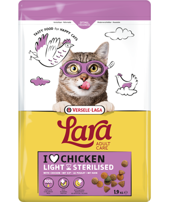 Сухой корм для кошек LARA Adult Sterilized с курицей / 441159 (1.9кг)
