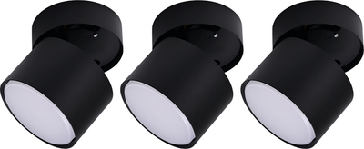 Комплект спотов Truenergy 2100603 (3шт, черный)