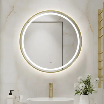 Зеркало Континент Tior Gold LED D60 (золотой)