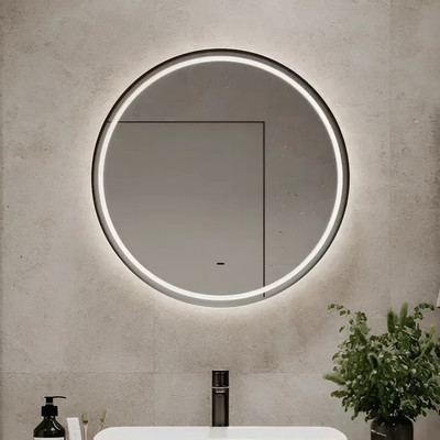Зеркало Континент Tior Black LED D60 (черный)