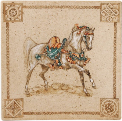Блюдце Gien Chevaux Du Vent 1751CCCP01
