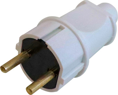 Вилка штепсельная Элект В16-006 (белый)