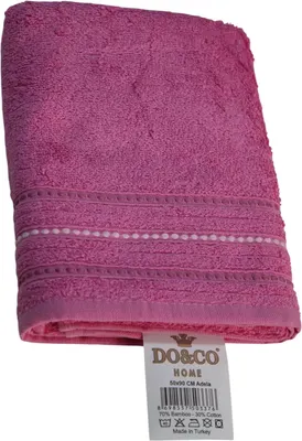 Полотенце DO&CO Hanna 50x90 / 9245 (темно-розовый)