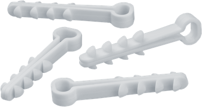 Дюбель-хомут Navigator NCU-F-5-8-45-100-WH / 93749 (100шт)