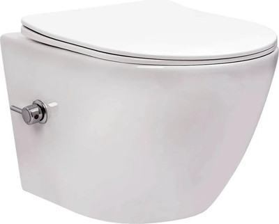 Унитаз подвесной Saniteco Rimless RT-203-B1 с функцией биде (белый)