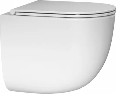 Унитаз подвесной Abber Bequem AC1132TC (белый)