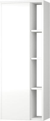 Шкаф-полупенал для ванной Uncoria Тронто 50 (белый)