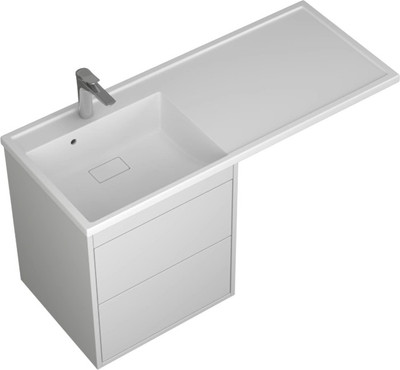 Тумба под умывальник Veneciana Nera 55 с 2-мя ящиками (белый)