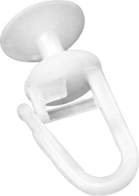 Крючок потолочный для штор Эскар 20006 (белый)