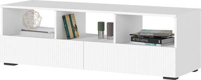 Тумба Стендмебель Хелен ТБ 02 ТВ (белый супермат/белый)