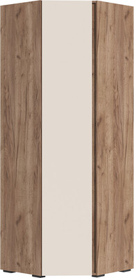 Шкаф Стендмебель Хелен ШК 04 угловой (кашемир/дуб крафт табачный)