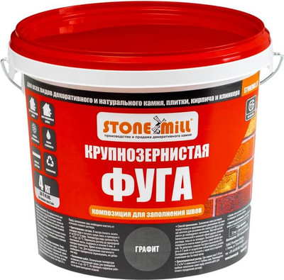 Фуга цементная Kirpidonoff Графит (4кг)