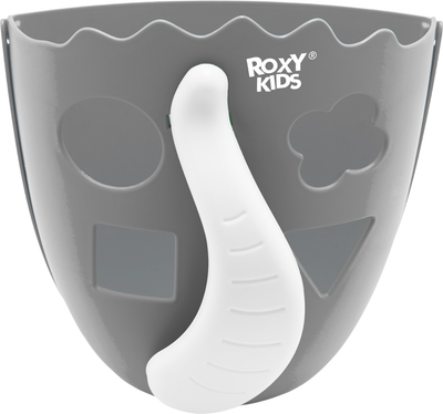 Органайзер детский для купания ROXY-KIDS Dino / RTH-001GW (серый)