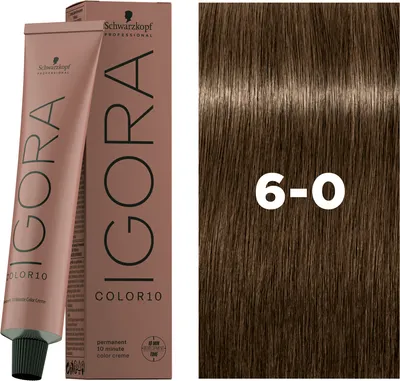 Крем-краска для волос Schwarzkopf Professional Igora Royal Color10 тон 6-0 (60мл)