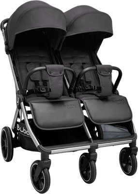 Детская прогулочная коляска Bubago Duo X / BG 194-2 (Dark gray)