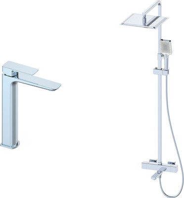 Душевая система со смесителем Oliveeka OL-739901+239003-CR