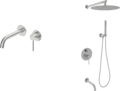 Душевая система со смесителем Oliveeka OL-88939017+88869017-BN