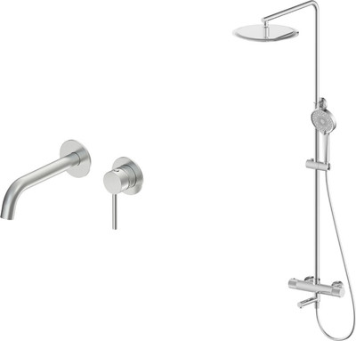 Душевая система со смесителем Oliveeka OL-739902+88869017-BN