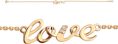 Браслет из желтого золота Кристалл CJ72400226773 (19см)