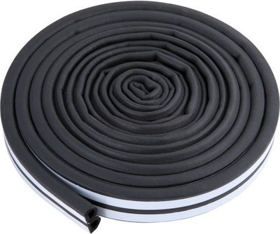 Лента уплотнительная No Brand Стандарт D 9x8 пакет (6м, черный)