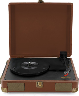 Проигрыватель виниловых пластинок Ritmix LP-100 / 80004595 (Brown Leather)