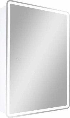 Шкаф с зеркалом для ванной Континент Velion 50x80