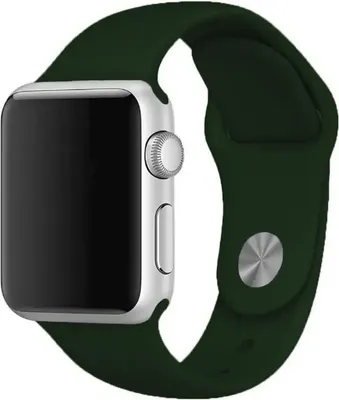 Ремешок для умных часов Rumi Sport Band для Apple Watch 38/40/41мм (темно-зеленый)