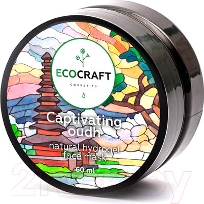 Маска для лица гидрогелевая EcoCraft Пленительный уд для жирной и проблемной кожи (60мл)
