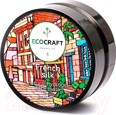 Маска для лица гидрогелевая EcoCraft Французский шелк с лифтинг-эффектом (60мл)