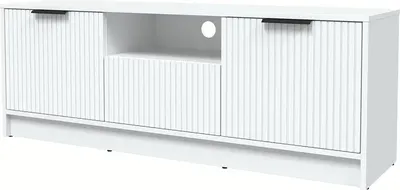 Тумба Interline ТВ Концепт Лайн КТ-ТВ3-50 (белый платинум/белый)