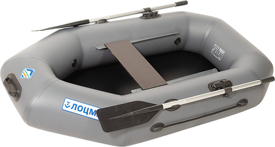 Надувная лодка Лоцман Гребная стандарт ЛС-220 (серый)