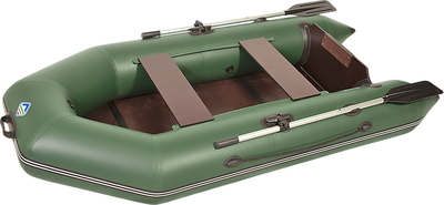 Надувная лодка Лоцман Моторная стандарт ЛМС-260 ЖС (зеленый)