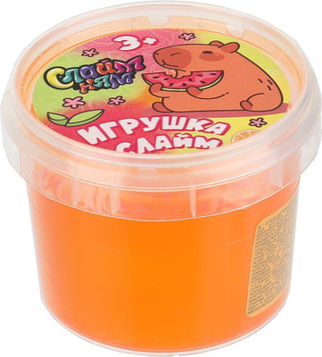 Слайм Sima-Land Капибара / 10977584 (оранжевый)