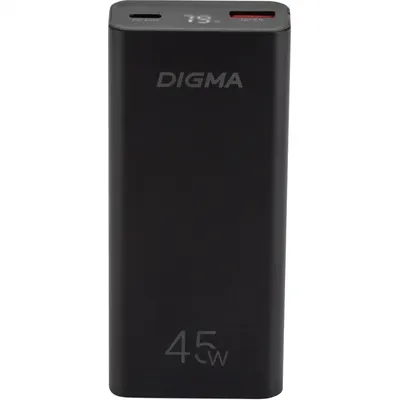 Портативное зарядное устройство Digma DGPF10E 10000mAh (черный)