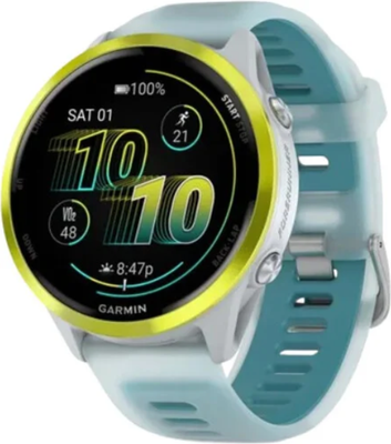 Умные часы Garmin Forerunner 570 47мм (серебристый/желтый)