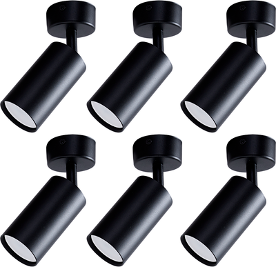 Комплект спотов Truenergy 2133106 (6шт, черный)