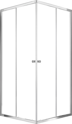 Душевой уголок Domani-Spa Shape 2 99 90x90x190 без поддона (хром/прозрачное стекло)