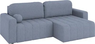 Диван угловой Олмеко Вайли (экомех Fluffy 83 грей)