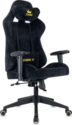 Кресло геймерское Бюрократ Zombie 51 (черный Light-20/пластик)