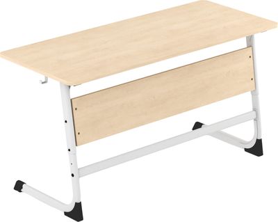 Парта Sheffilton  SHT-T-TN11 А3-5 (береза/белый муар)