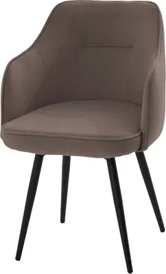 Стул M-City Лорис 360 поворотный / 635M06175 (B5 капучино, велюр/черный каркас)