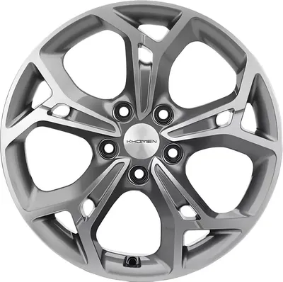 Литой диск Khomen KHW1702 Kia K5 17x7" 5x114.3мм DIA 67.1мм ET 48мм Gray