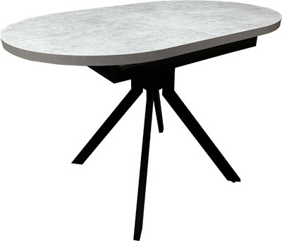 Обеденный стол Васанти Плюс Дорн-1 110/150x70  (бетон/каркас черный)